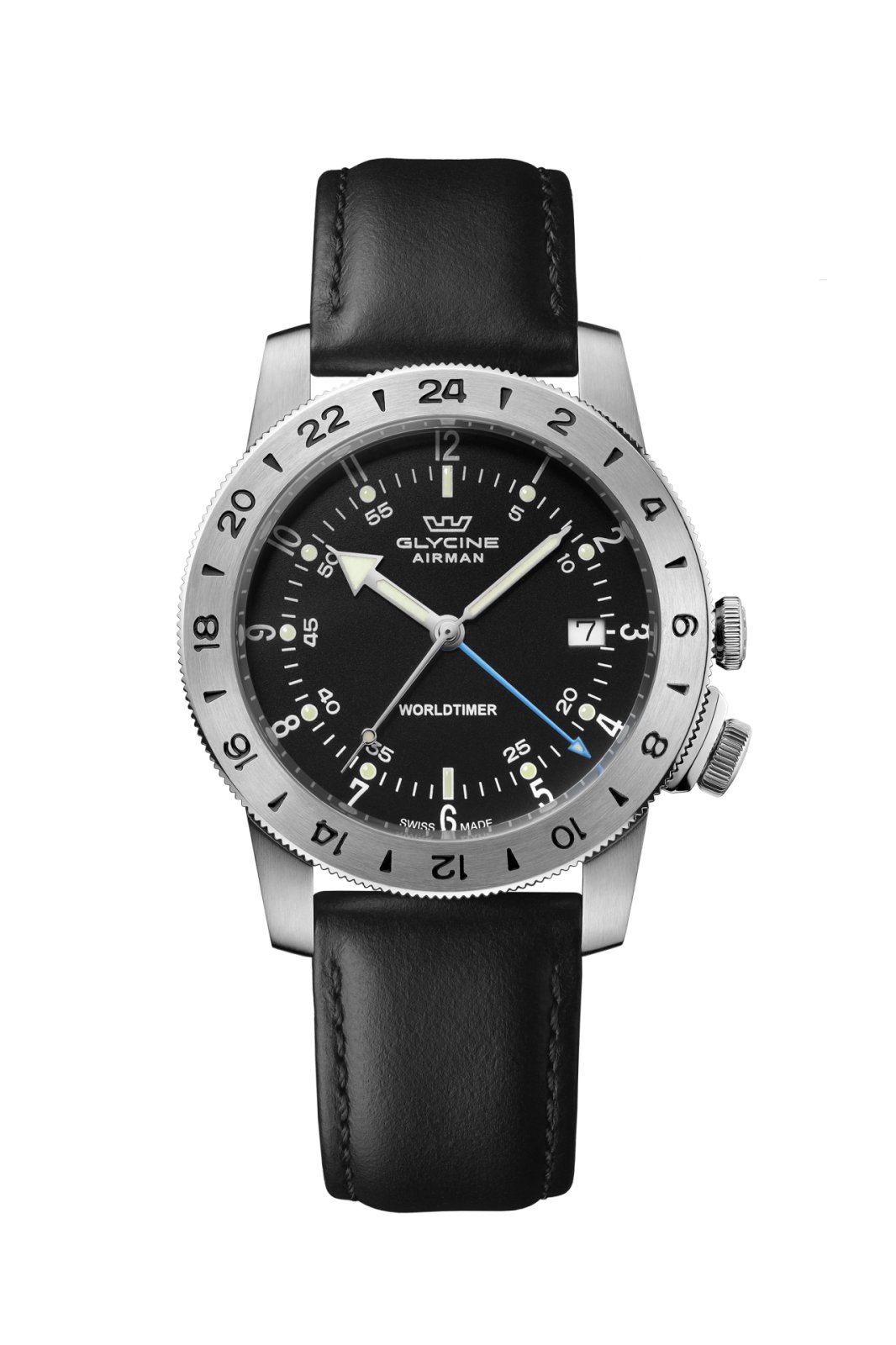 Glycine GL1048 Airman GMT Quartz 40 mm
