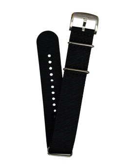 Glycine Nylon Strap Nato Black 22 mm 