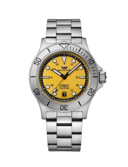 Glycine Combat Sub GL0328 – Orologio Subacqueo Automatico 42mm Quadrante Marrone E Cinturino In Gomma