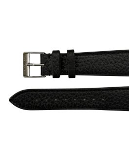 Glycine Leather Stap black Airman The Chief 22 mm 