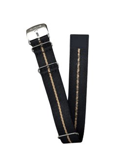 Glycine  Nylon Strap Nato Black / Stripe