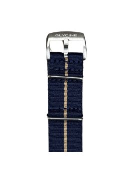 Glycine  Nylon Strap Nato Blue / Stripe