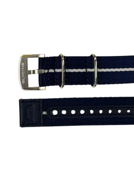 Glycine Nylon Strap Nato Blue 20 mm 