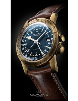 Glycine GL0308 Airman Vintage The Chief GMT 40